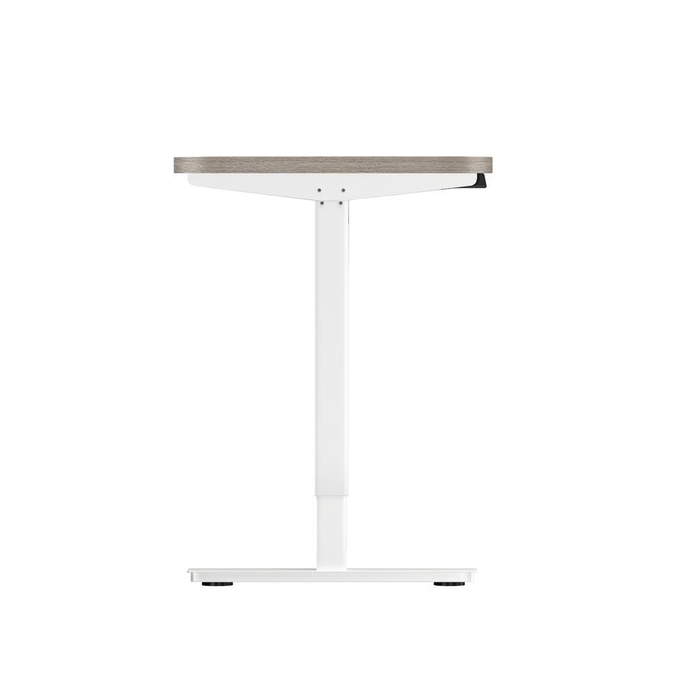 140CM Electric Standing Desk Adjustable White&Grey-Oak