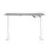 140CM Electric Standing Desk Adjustable White&Grey-Oak