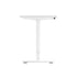 Electric Standing Desk Single Motor White 140cm