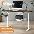 Electric Standing Desk Single Motor White&Walnut 140cm