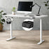 Electric Standing Desk Single Motor White 150cm