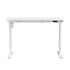 Electric Standing Desk Single Motor White 150cm