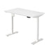 Electric Standing Desk Single Motor White 150cm