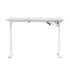 Electric Standing Desk Single Motor White 150cm