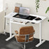 150cm Electric Standing Desk with Drawer Adjustable White