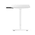 150cm Electric Standing Desk with Drawer Adjustable White