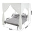 Livsip 3PCS Outdoor Sun Lounger Wicker Lounge Table Chairs Beige