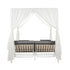 Livsip 3PCS Outdoor Sun Lounger Wicker Lounge Table Chairs Beige