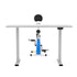 Artiss Under Desk Folding X-Bike with 140cm Automatic Standing Desk Magnetic Resistance White