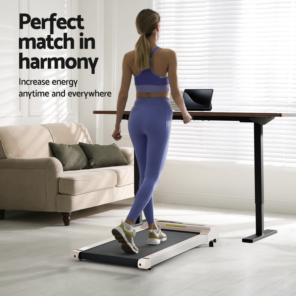 360mm Treadmill Electric Walking Pad with 140cm Automatic Standing Desk