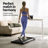 Electric Treadmill with 120cm Automatic Standing Desk Walking Pad 400mm