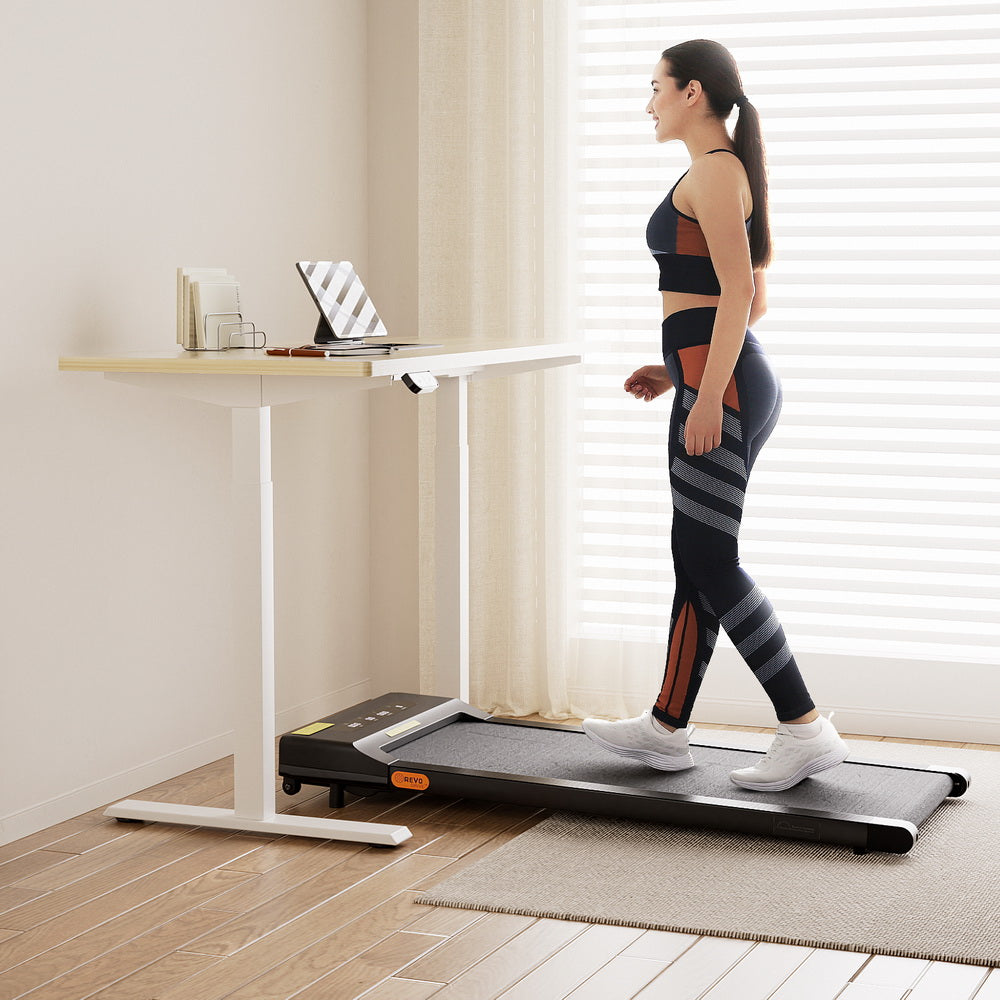 Electric Treadmill with 120cm Automatic Standing Desk Walking Pad 400mm