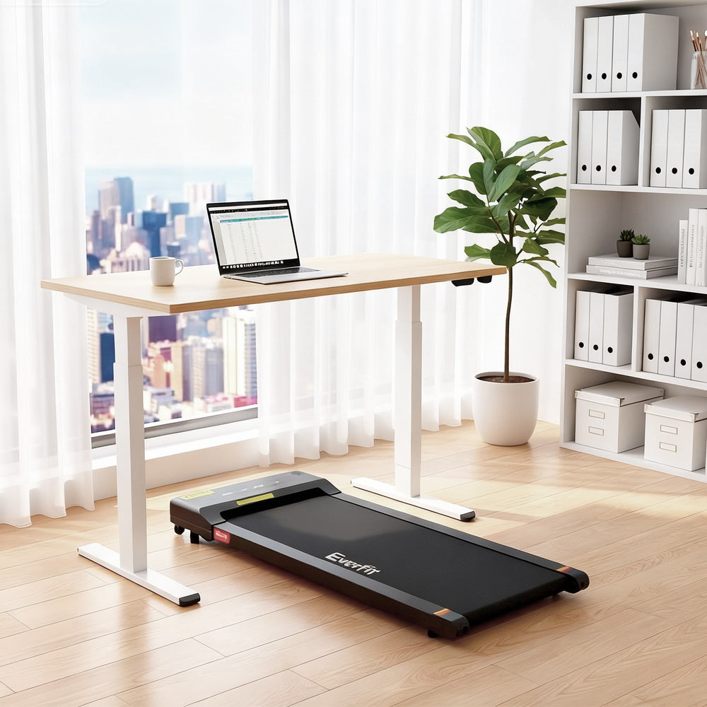 Electric Treadmill with 140cm Automatic Standing Desk Walking Pad 400mm