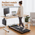 Artiss 140cm Standing Desk Treadmill Motorised Natural Wood