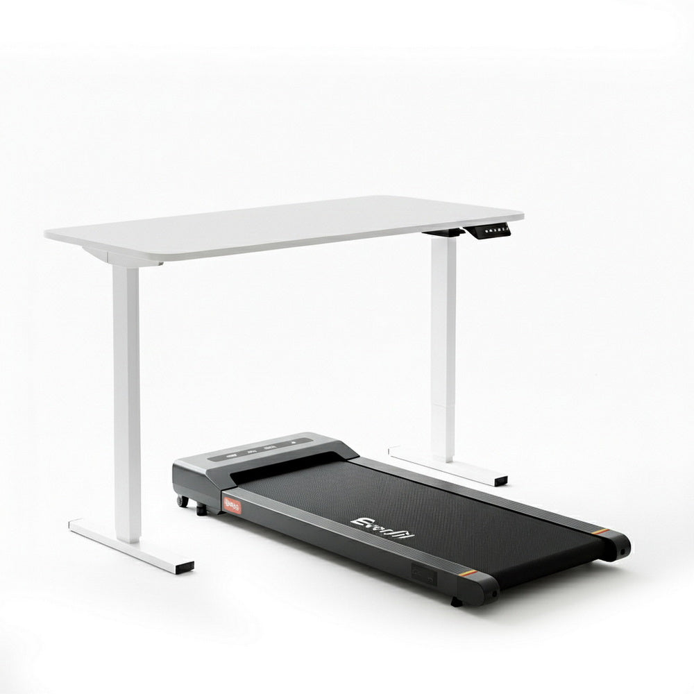 Electric Treadmill with 140cm Automatic Standing Desk Walking Pad 400mm