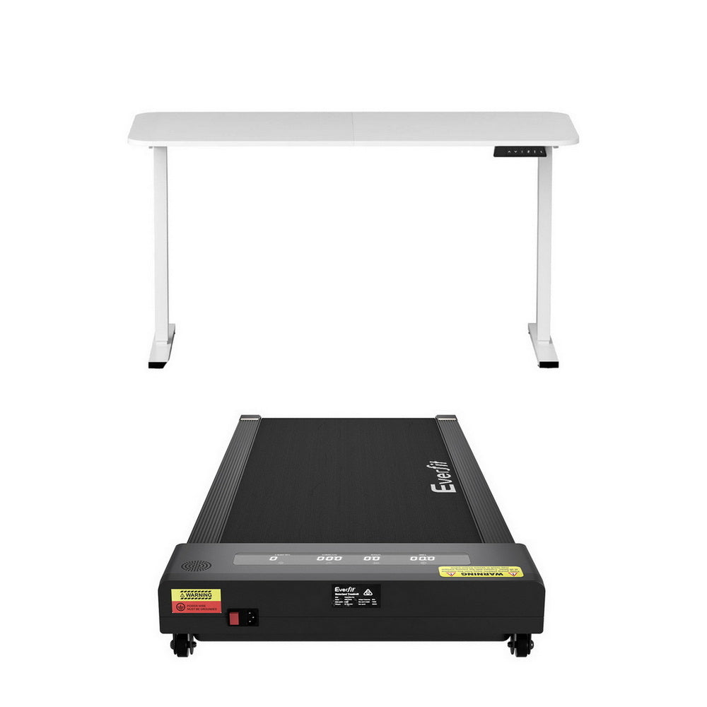 Electric Treadmill with 140cm Automatic Standing Desk Walking Pad 400mm