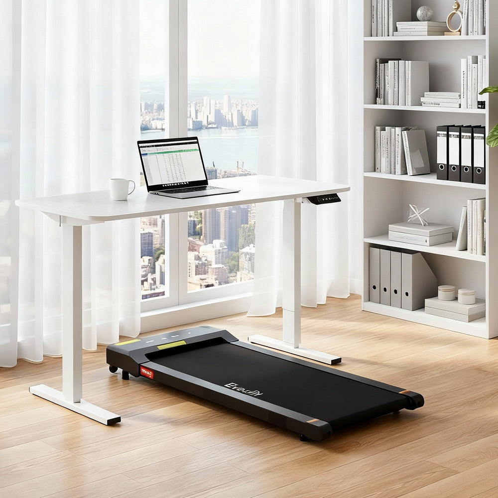 Electric Treadmill with 140cm Automatic Standing Desk Walking Pad 400mm