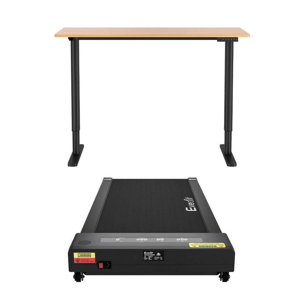 Electric Treadmill with 120cm Automatic Standing Desk Walking Pad 400mm