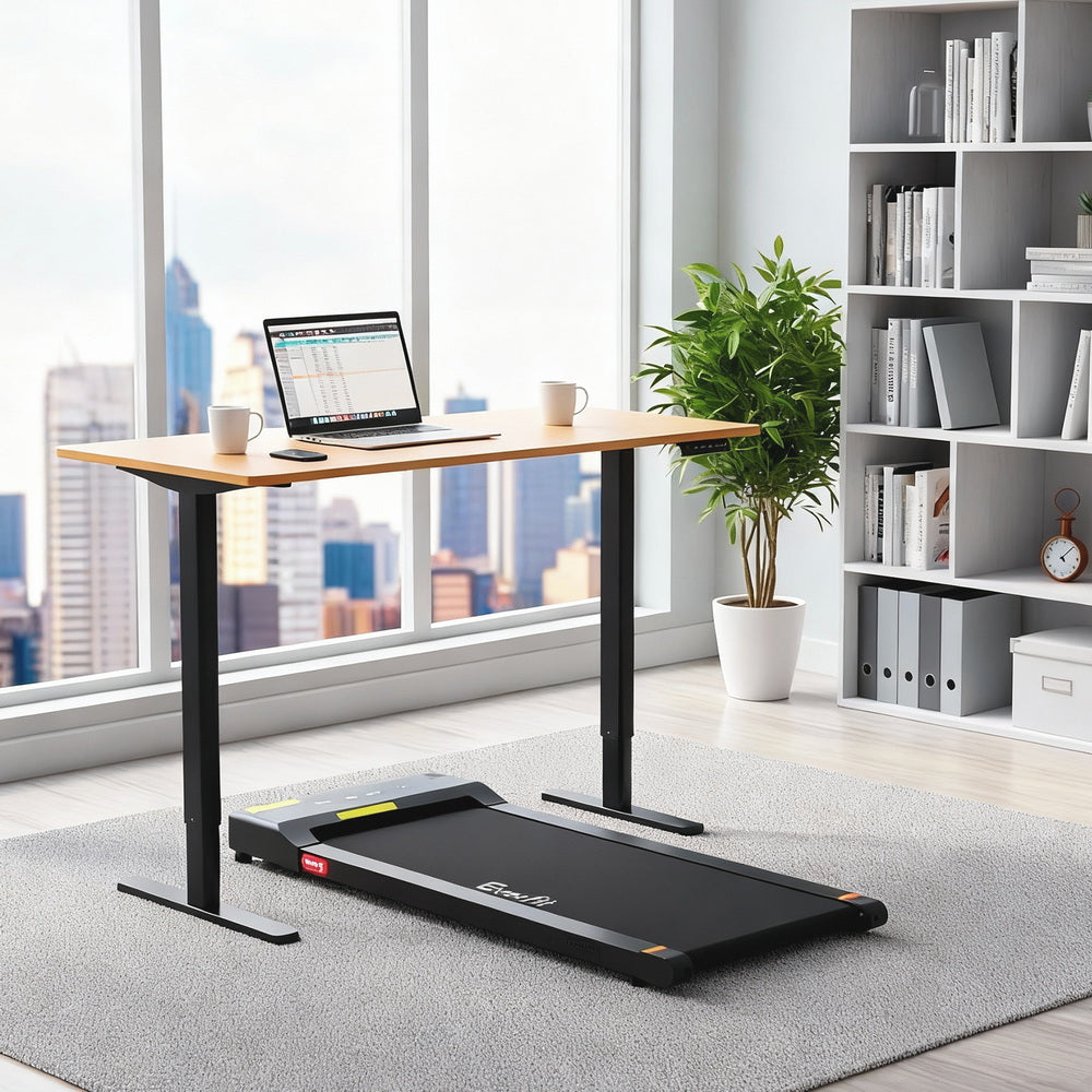 Electric Treadmill with 120cm Automatic Standing Desk Walking Pad 400mm