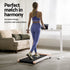 Treadmill with 120cm Automatic Standing Desk Electric Walking Pad