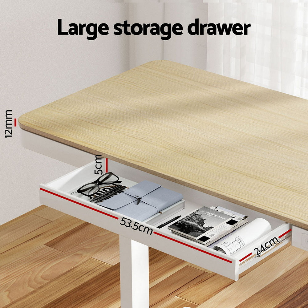 Electric Treadmill with 120cm Automatic Standing Desk Walking Pad 400mm