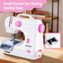12 Stitches Mini Sewing Machine for Beginners Portable Sewing Machine Kit with LED Lights