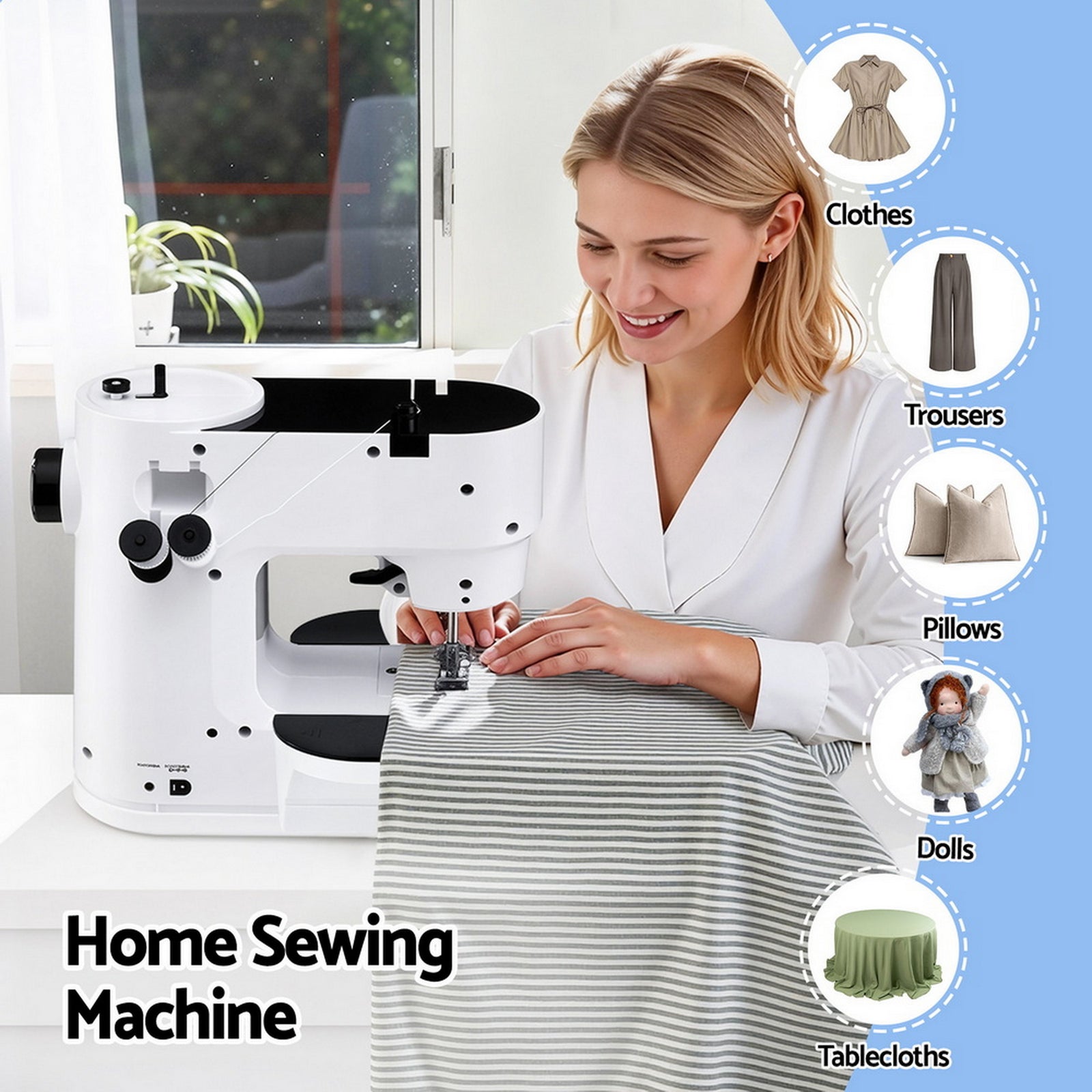 39 Stitches Mini Sewing Machine Portable Sewing Machine Kit