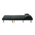 Sofa Bed Chair Chenille Recliner Love Sofa Double Charcoal