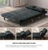 Sofa Bed Chair Chenille Recliner Love Sofa Double Charcoal