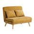 Sofa Bed Chair Chenille Recliner Love Sofa Double Yellow
