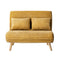 Sofa Bed Chair Chenille Recliner Love Sofa Double Yellow