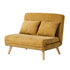 Sofa Bed Chair Chenille Recliner Love Sofa Double Yellow