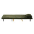 Lounge Sofa Bed Polyester Single Seat Green