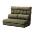Lounge Sofa Bed Floor Recliner 2 seater Folding Green