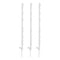 Electric Fence Posts 20pcs Electric Fence Poly White