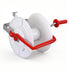 Electric Fence Reel Geared Portable Polywire Fencing Farm White