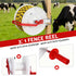 Electric Fence Reel Geared Portable Polywire Fencing Farm White
