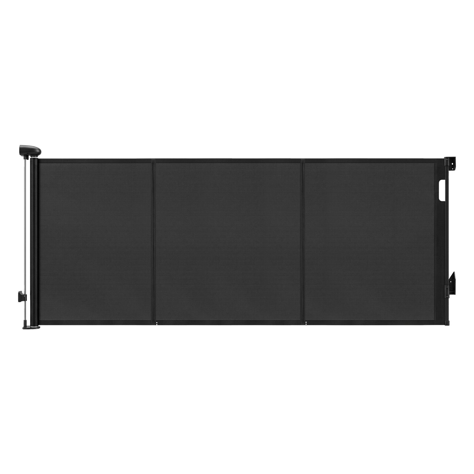 Keezi Retractable Gate Baby Gate Pet Safety Fence Extends up to 400cm Black