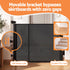 Keezi Retractable Gate Baby Gate Pet Safety Fence Extends up to 400cm Black
