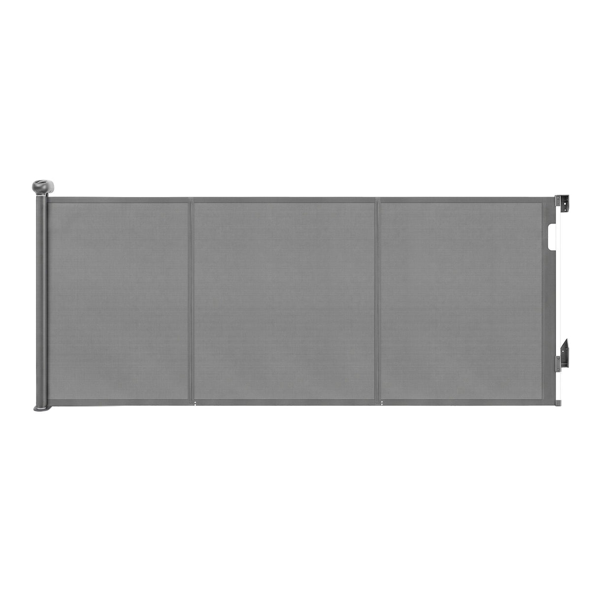 Retractable Baby Gate & Pet Safety Fence, Extends to 400cm, Grey Colour