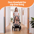 Retractable Baby Gate & Pet Safety Fence, Extends to 400cm, Grey Colour