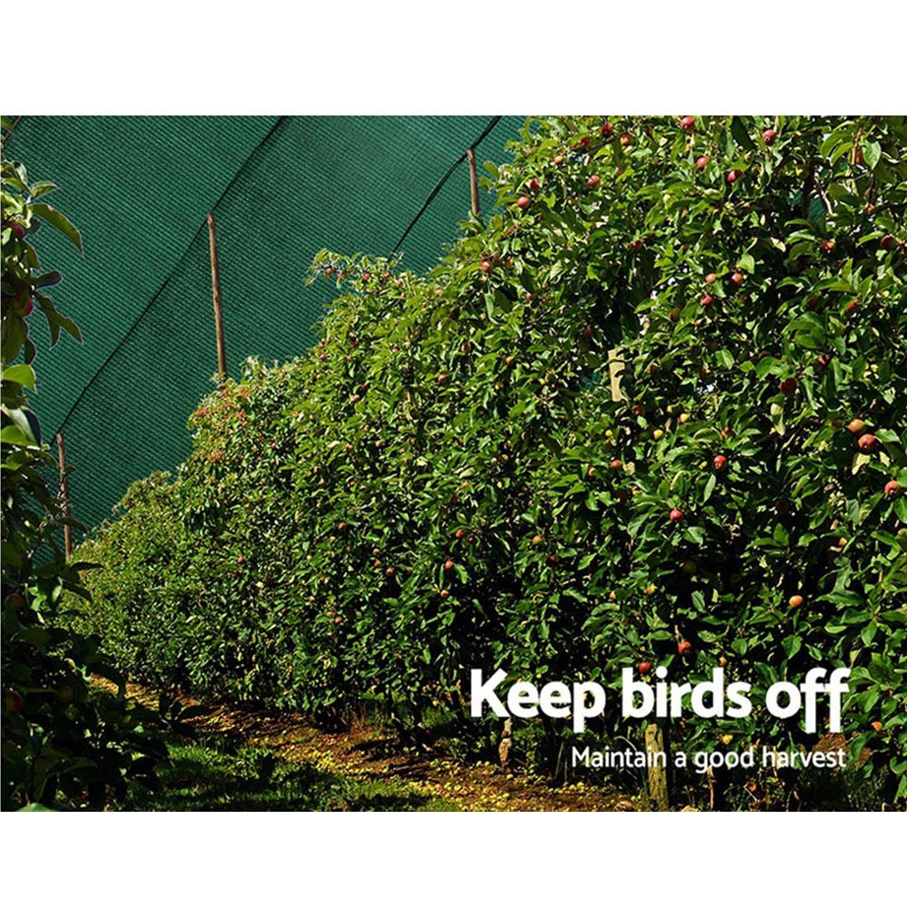 Shade Cloth Roll 10m x 3.66m 90% UV Block HDPE Green Garden Mesh