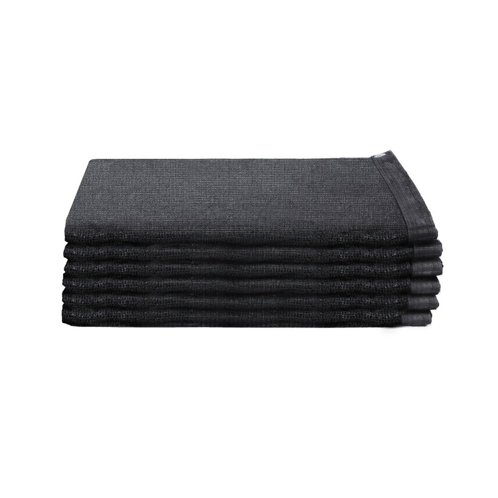 Shade Cloth Sun Shade Fabric Patio UV Resistant Black 10x2m