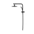 10" Rain Shower Head Set with Mixer Round 3-Mode Black