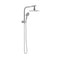 10" Rain Shower Head Set Round 3-Mode Gooseneck Chrome