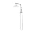 10" Rain Shower Head Set Round 3-Mode Gooseneck Chrome