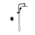 10" Rain Shower Head Set with Mixer Round 3-Mode Chrome