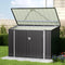 Garden Shed 2.22x0.91M Galvanised Steel Bike Storage Outdoor Tool Shed