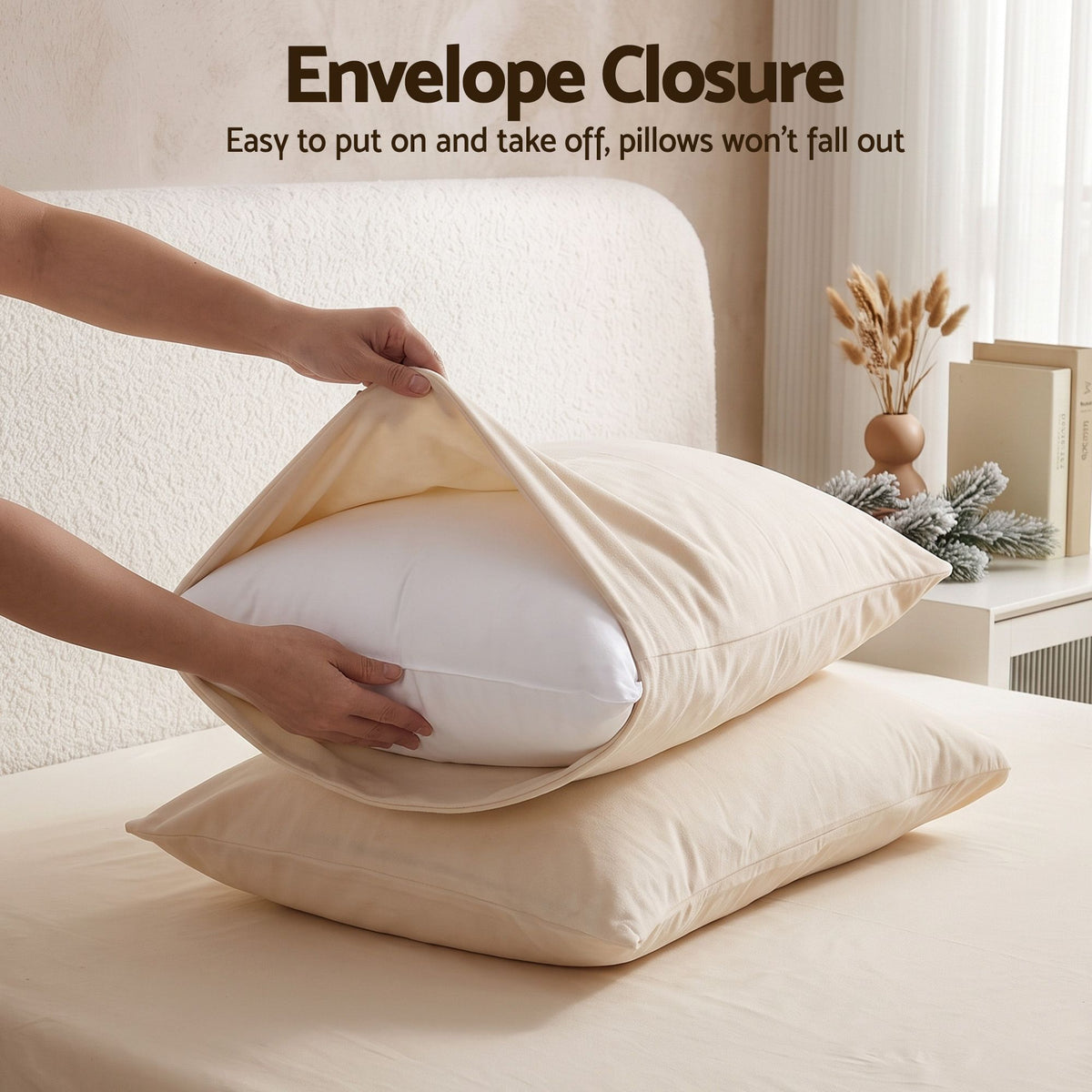 Single Sheet Set 150 GSM Micro Flannel Deep Pocket Cream White