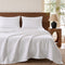 Giselle Queen 500TC Cotton 4Pcs Sheet Set with 40cm Extra Deep Pocket for Thick Mattresses Sateen Weave for Sweaty Nights White